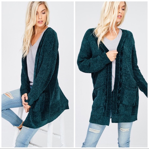 FINAL-NO OFFERS‼️Starstruck Chenille Cardigan - Picture 7 of 7